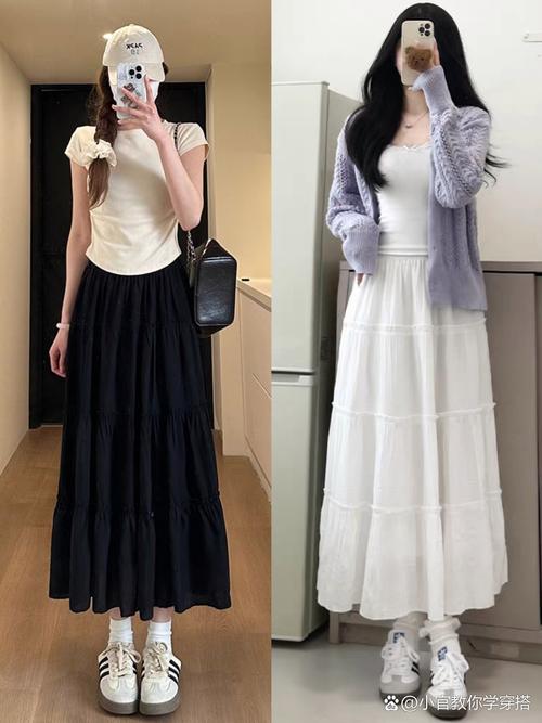 夏天穿长裙怎么搭配