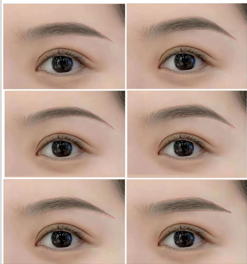 最新韩国眉毛画法