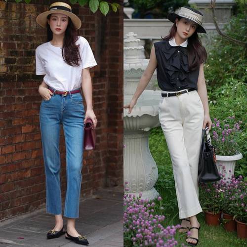 九分裤配什么上衣好看