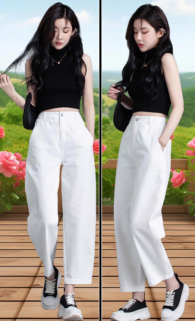 九分裤配什么上衣好看