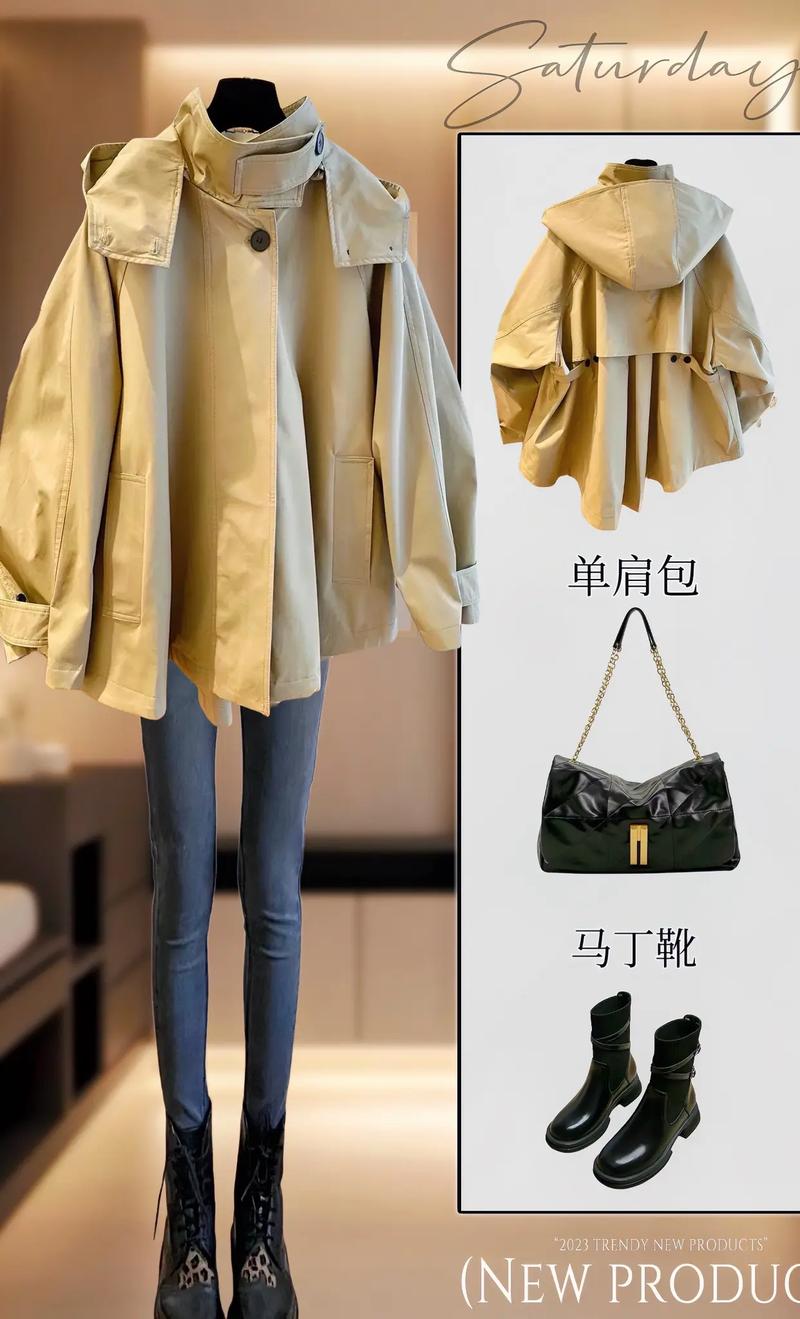 斗篷短款大衣怎么搭配什么裤子好看吗