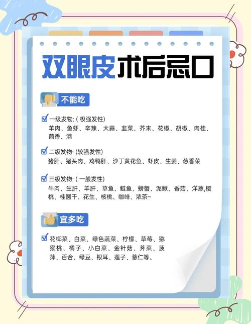 割双眼皮什么不能吃