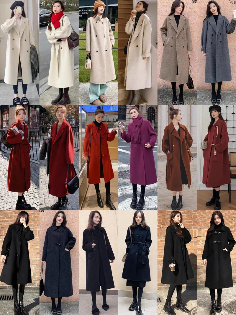 修身版呢子大衣怎么搭配