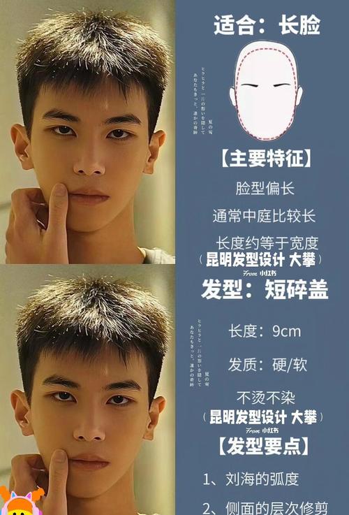 男生小脸适合什么发型