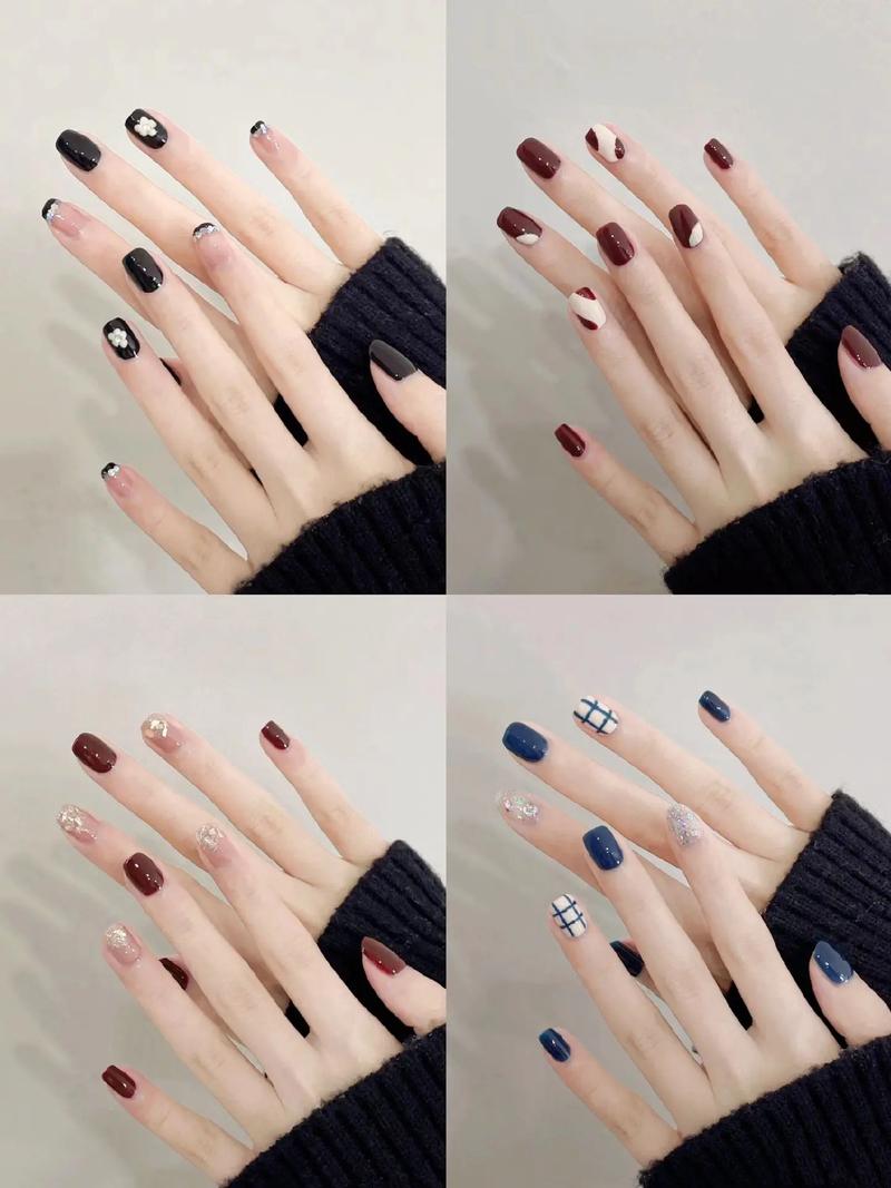 最新冬天指甲颜色