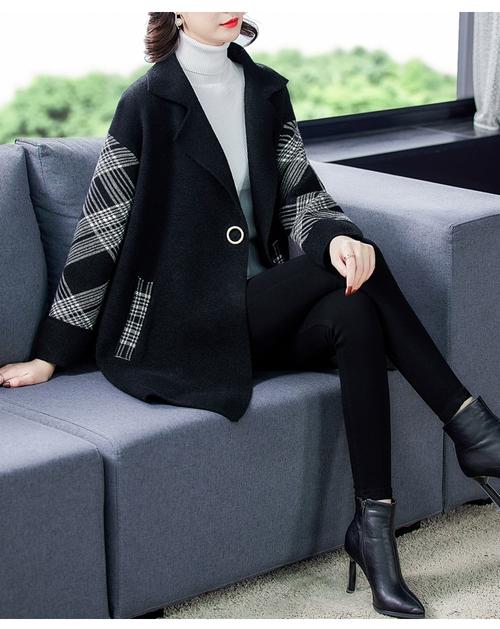 秋装长款女装外套怎么搭配图片