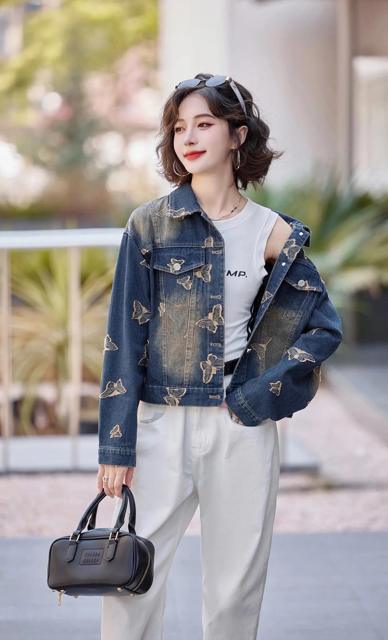 刺绣外套怎么搭配衣服图片