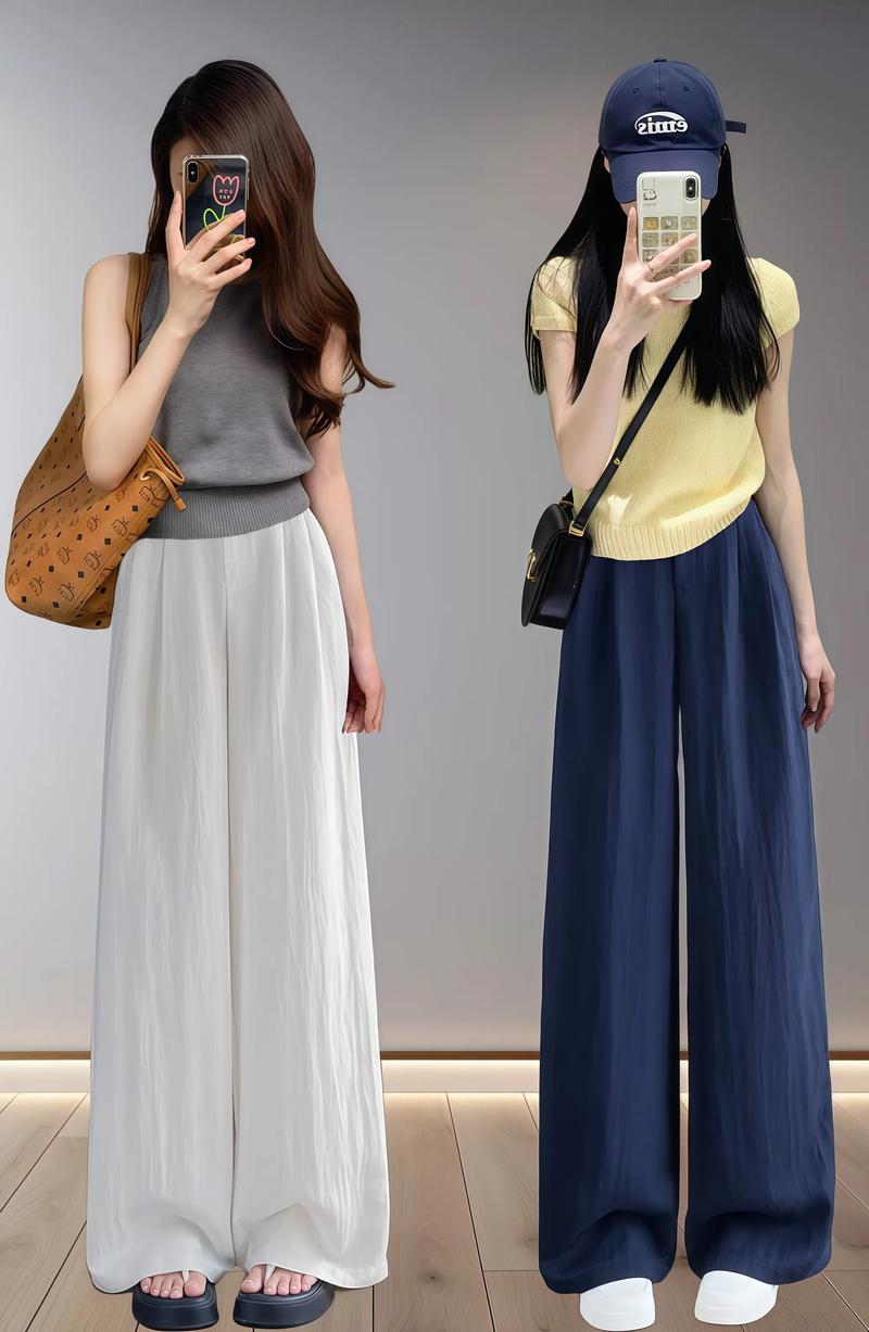 下天的阔腿裤怎么搭配图片欣赏