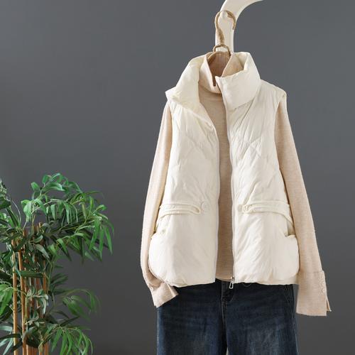 冬天背心外套怎么搭配