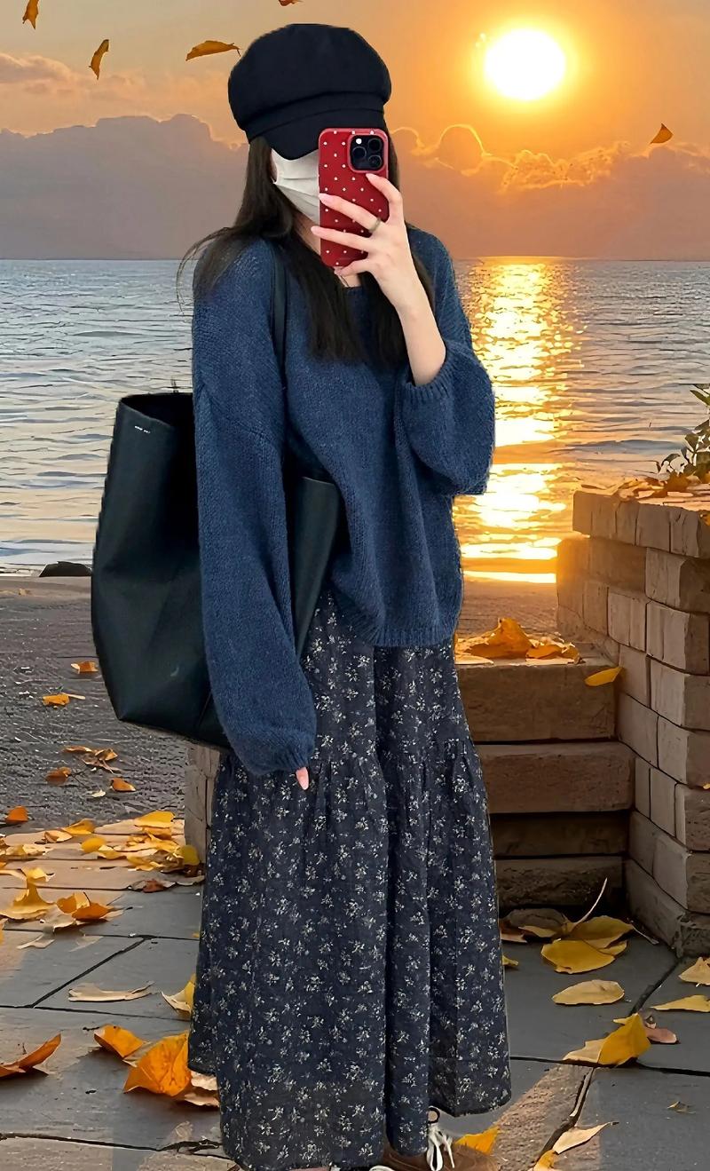 针织裙半身裙怎么搭配