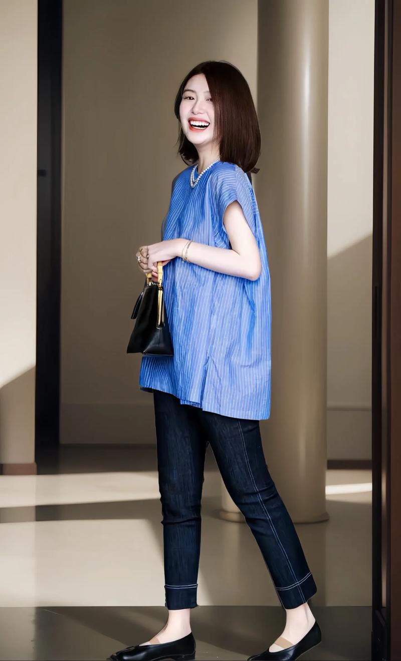 宽松的裤子配什么上衣