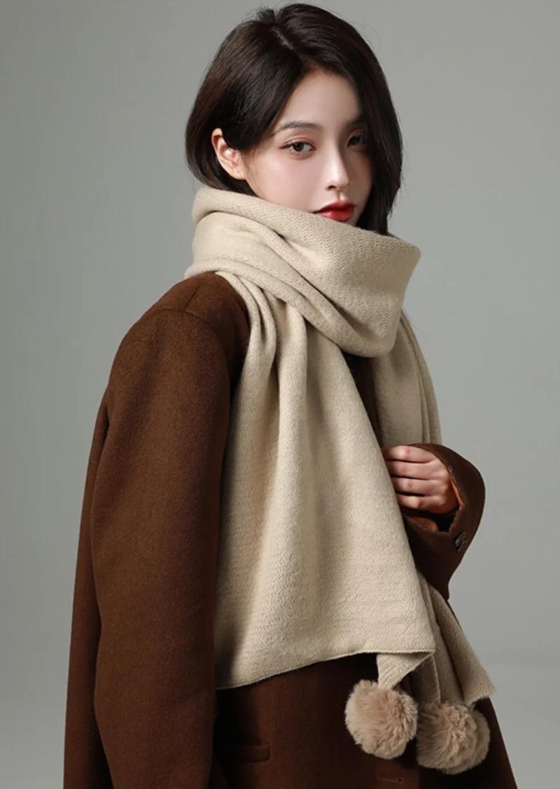 冬天怎么搭配围巾