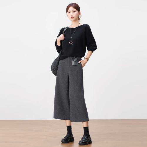 八分裤裤冬天怎么搭配