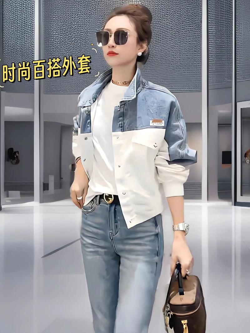 拼接大衣怎么搭配图片