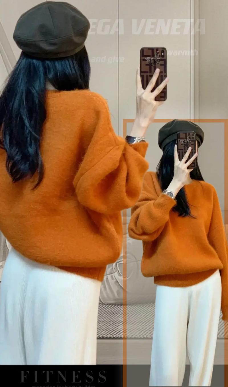 橙色衣服白色裤子怎么搭配