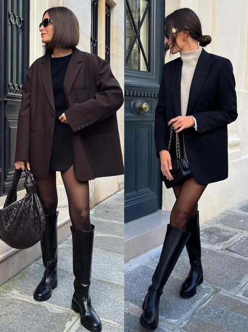 超长靴子怎么搭配图片大全