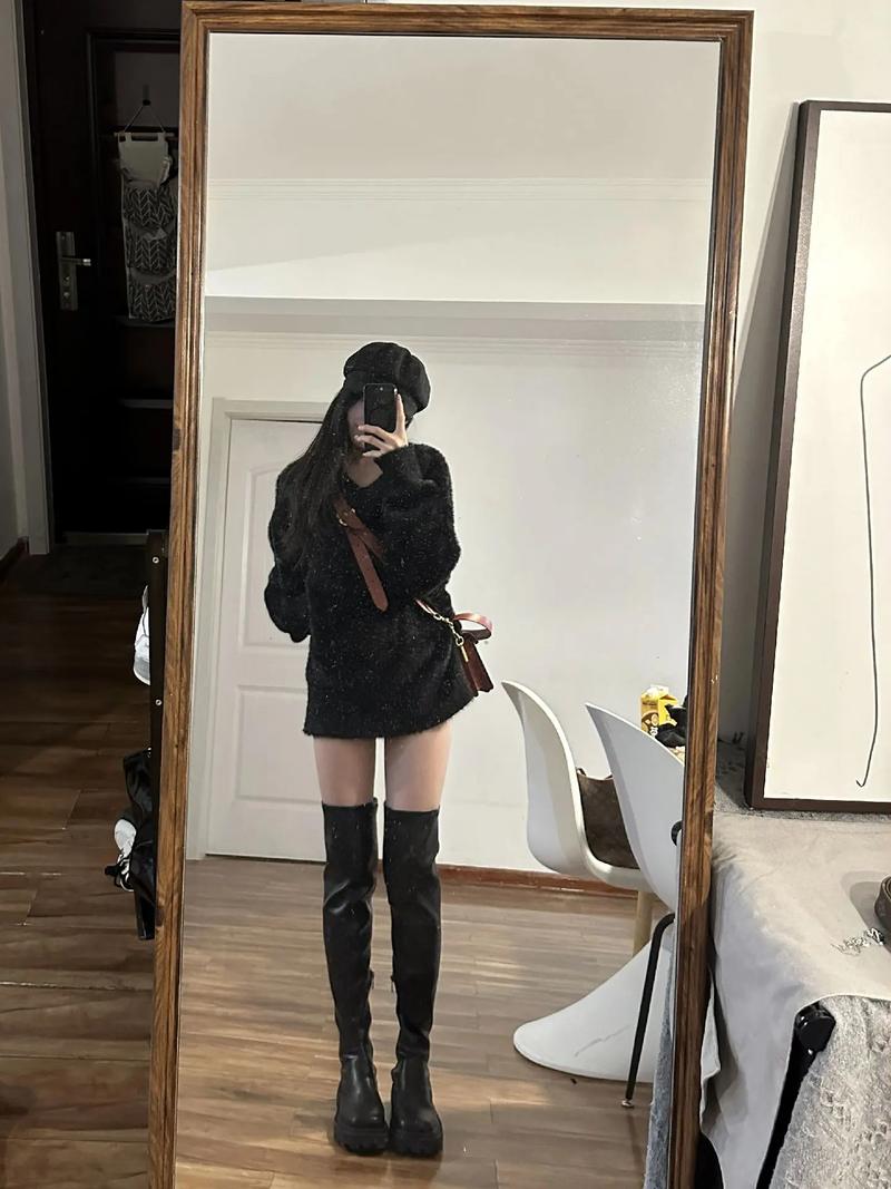 超长靴子怎么搭配