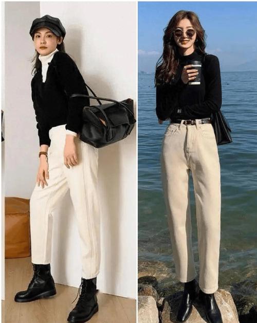 白色裤头怎么搭配图片大全
