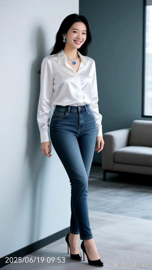 白色复古衬衣怎么搭配裤子好看吗