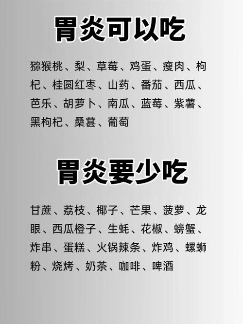 胃病什么东西不能吃