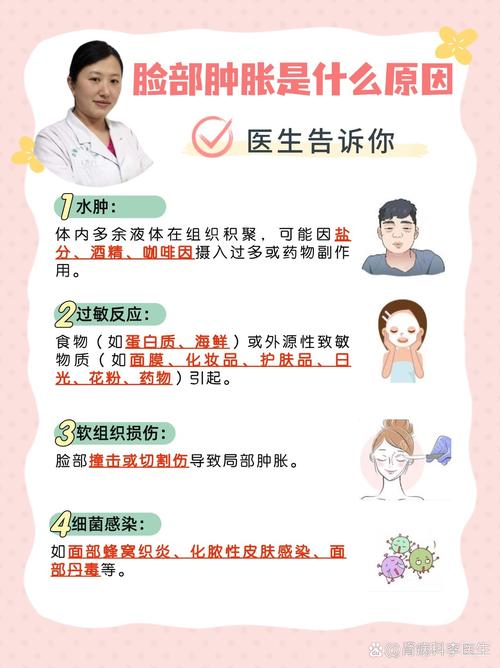 什么病会引起脸肿