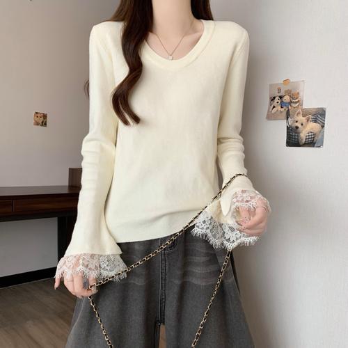 针织长袖体恤怎么搭配