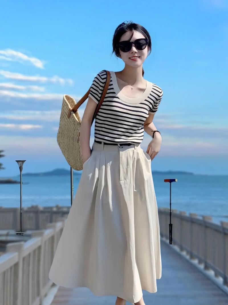 怎么搭配裙子好看图片大全