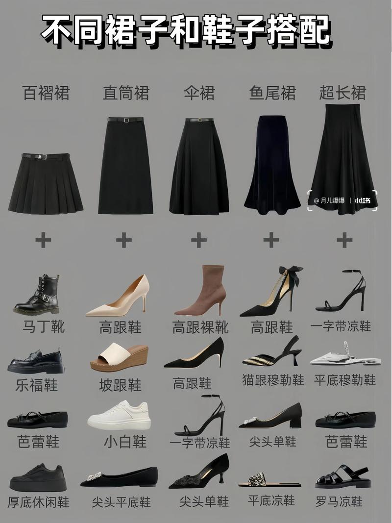 鞋子和裙子怎么搭配衣服好看图片欣赏