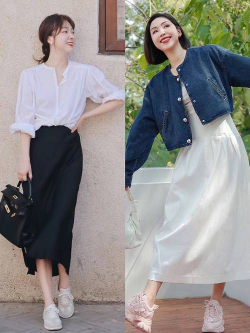 鞋子和裙子怎么搭配衣服好看图片