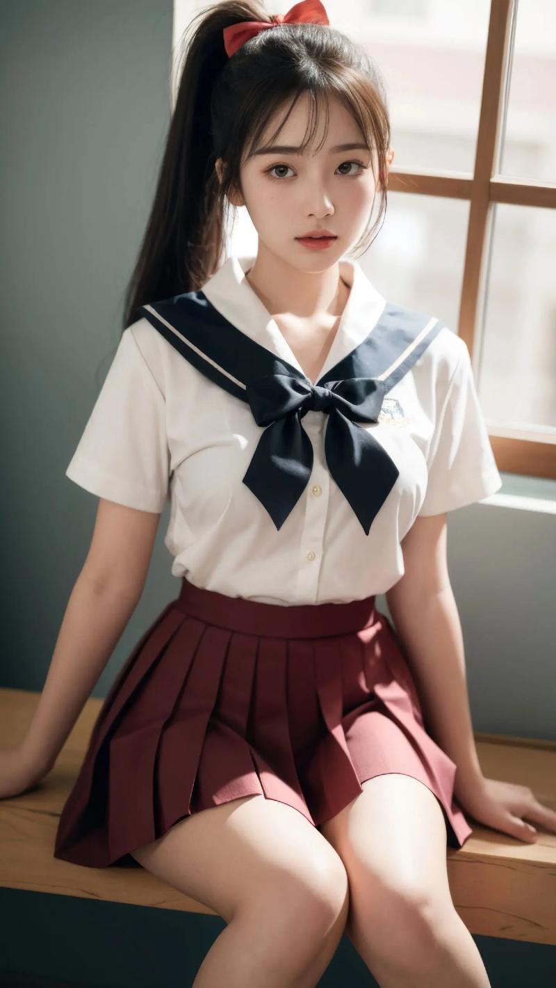 校服衣服瘦怎么搭配好看吗