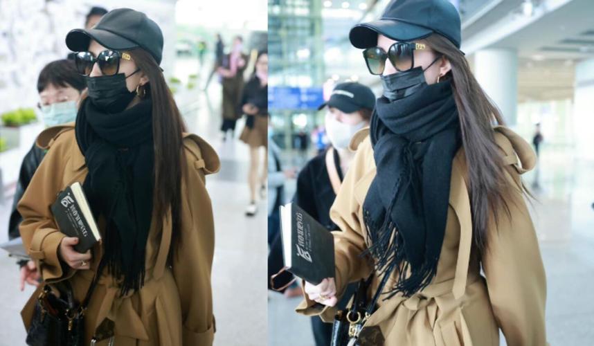 黑色外套配什么围巾