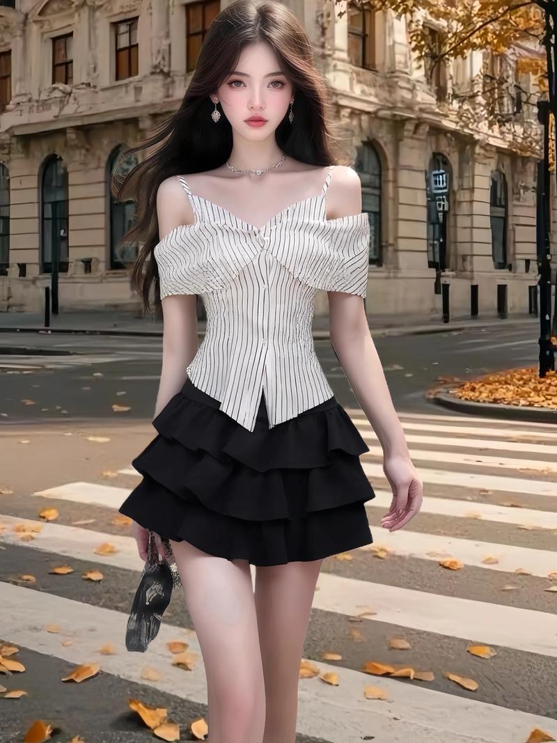 夏季吊带怎么搭配图片