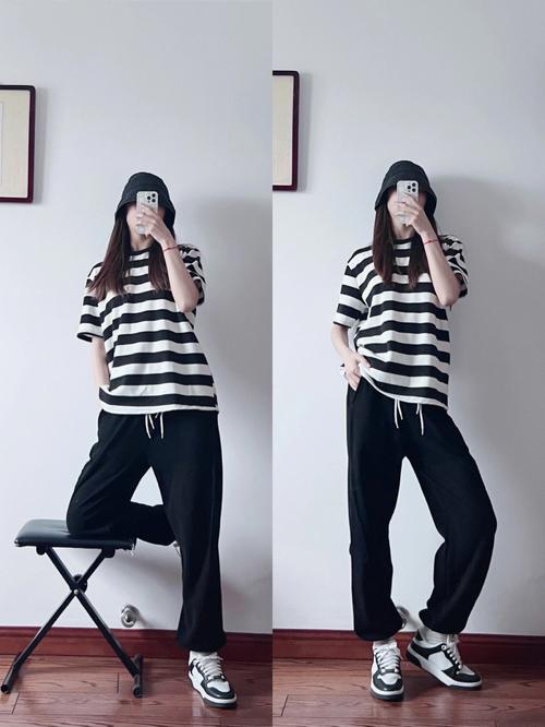 条纹棒球衫怎么搭配