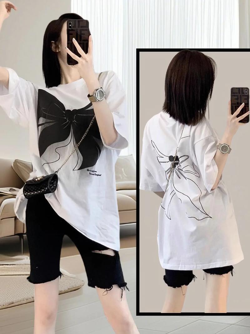 长款短袖配什么裤子