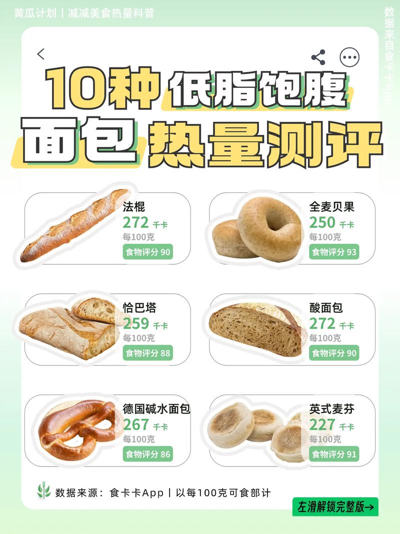 减肥能吃什么面包