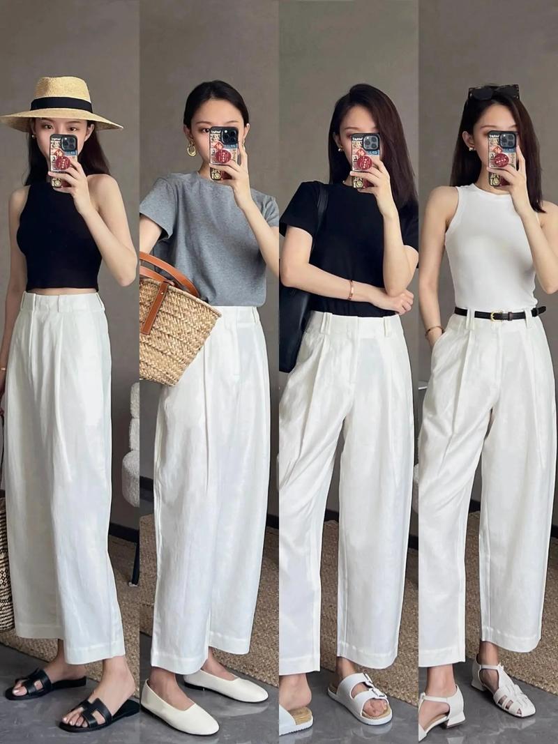 白色的裤子配什么鞋