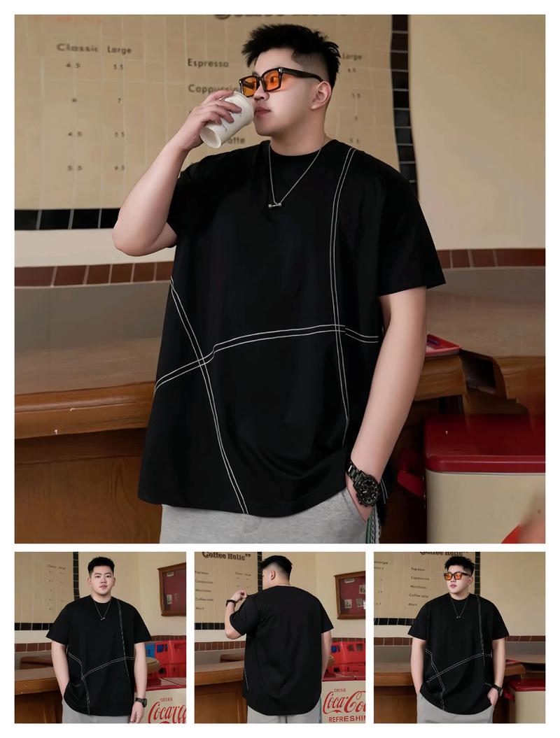 胖子男夏装怎么搭配图片大全