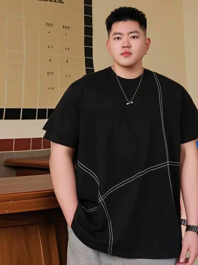 胖子男夏装怎么搭配图片大全