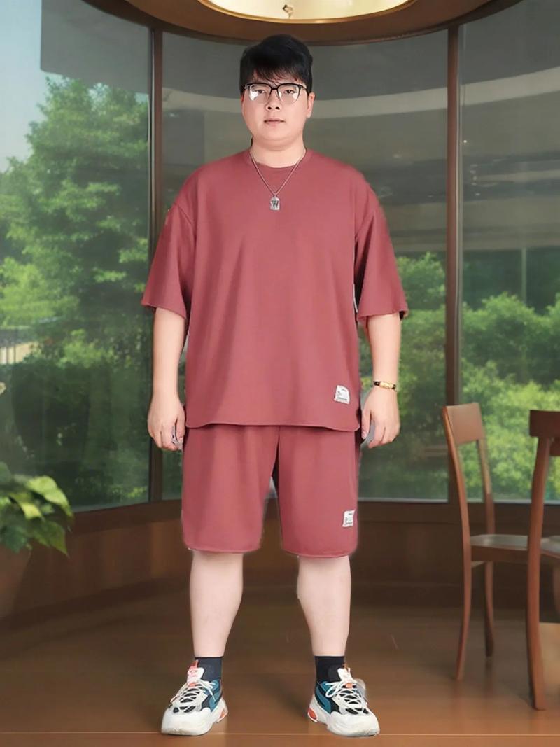 胖子穿短裤怎么搭配图片大全