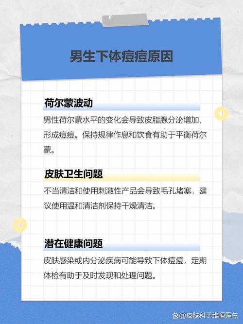为什么下面会长痘