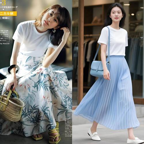 女生白t恤怎么搭配什么裤子好看