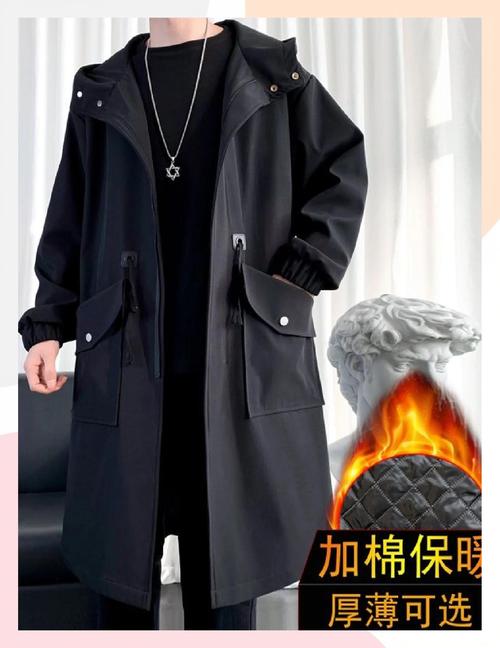 男修身风衣怎么搭配