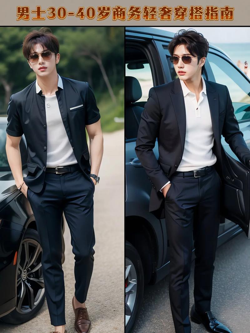 男士中短袖外套怎么搭配裤子好看吗