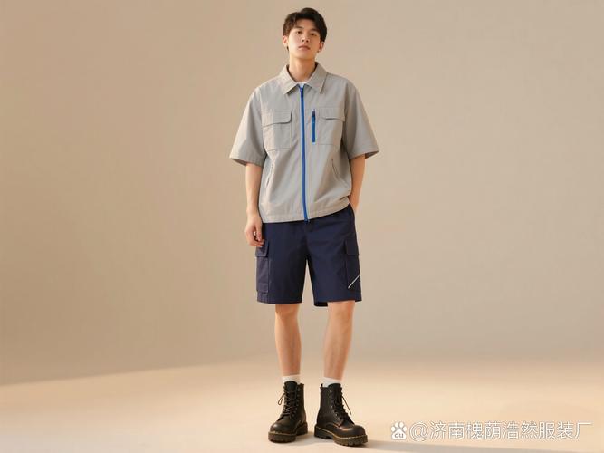 男士中短袖外套怎么搭配