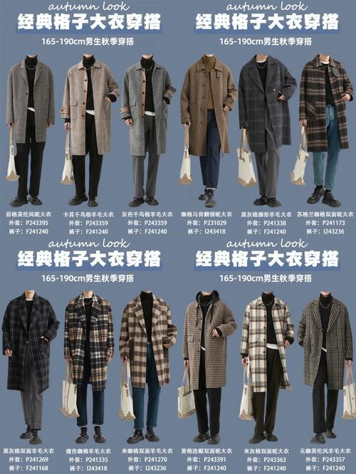 男士格子外套怎么搭配图片大全