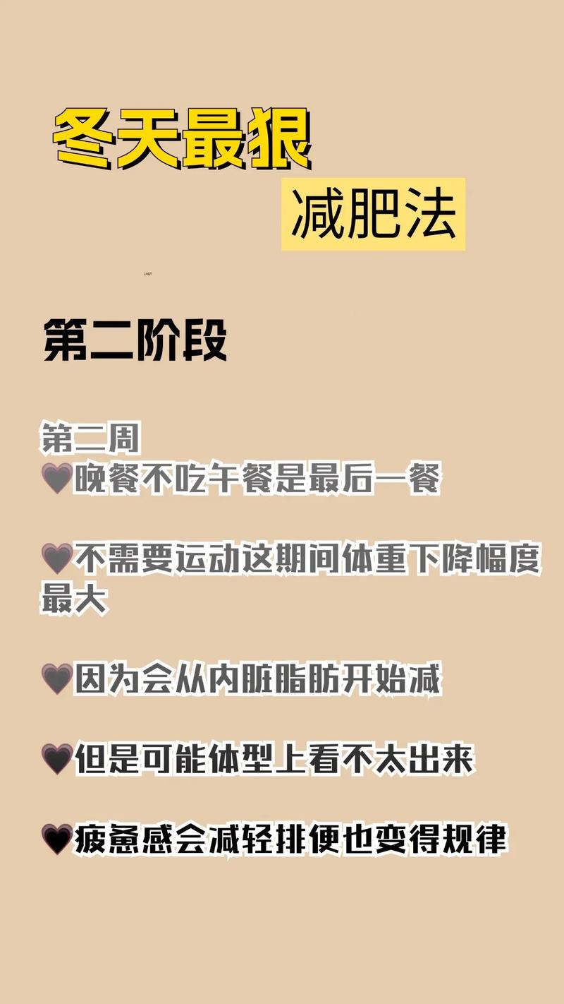 冬天怎样减肥快速有效减肥方法是什么意思