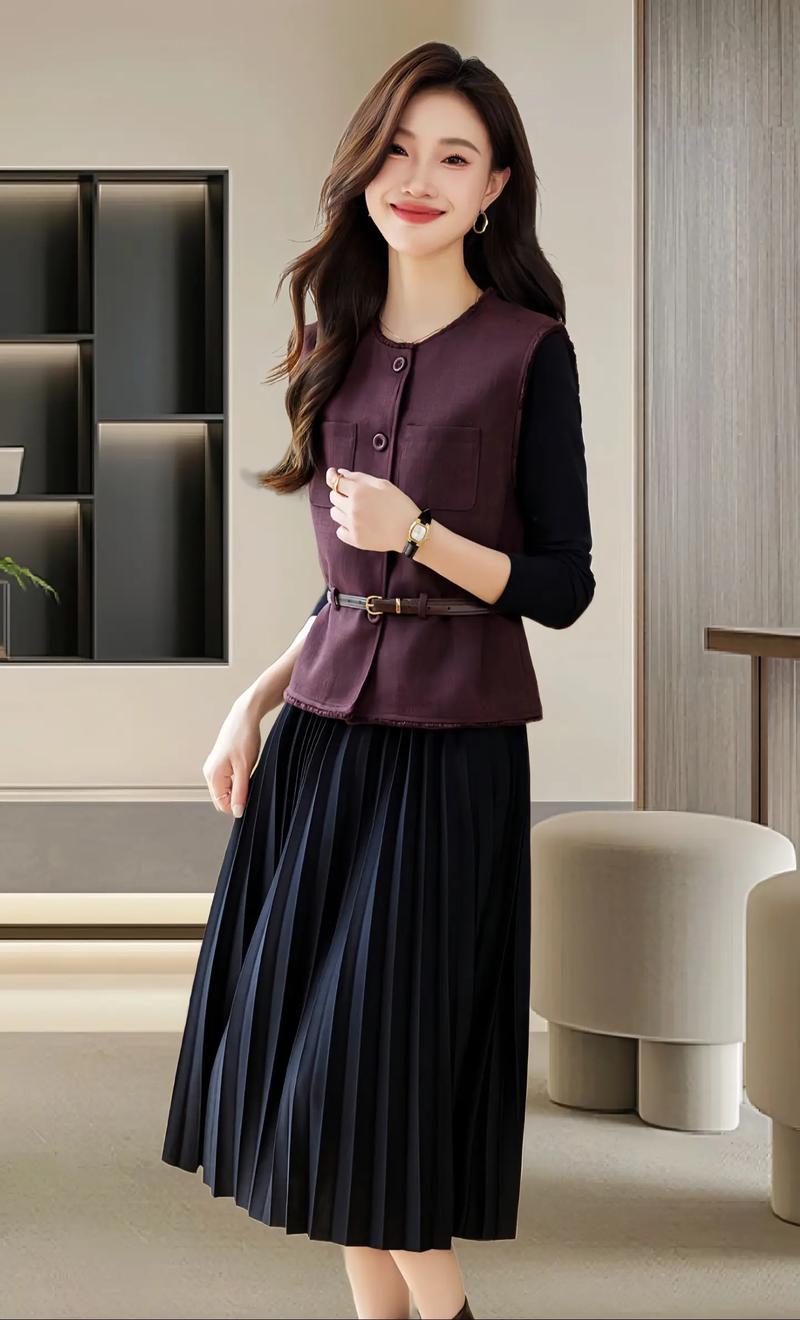 马夹裙怎么搭配鞋