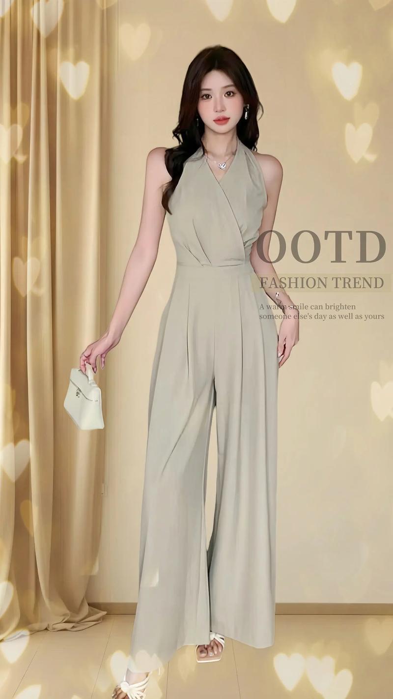 连体裤裙怎么搭配外搭