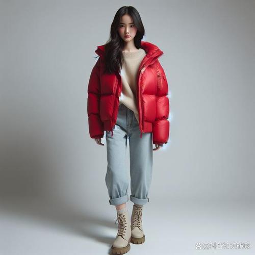 枣红色棉外套怎么搭配什么裤子好看