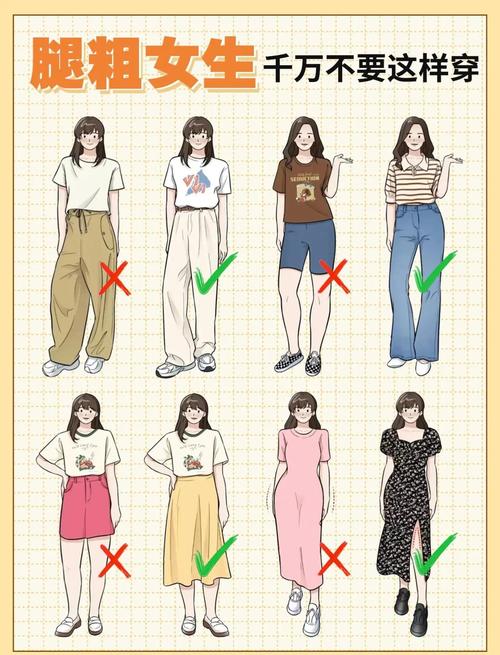 腰粗腿细怎么搭配衣服